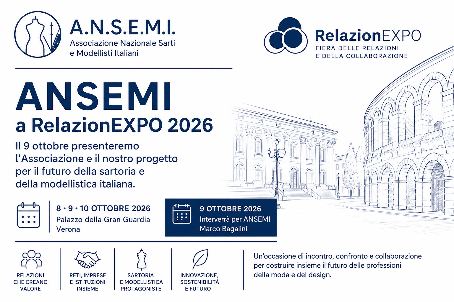 ANSEMI a RelazionEXPO 2026: il 9 ottobre presentiamo l’Associazione